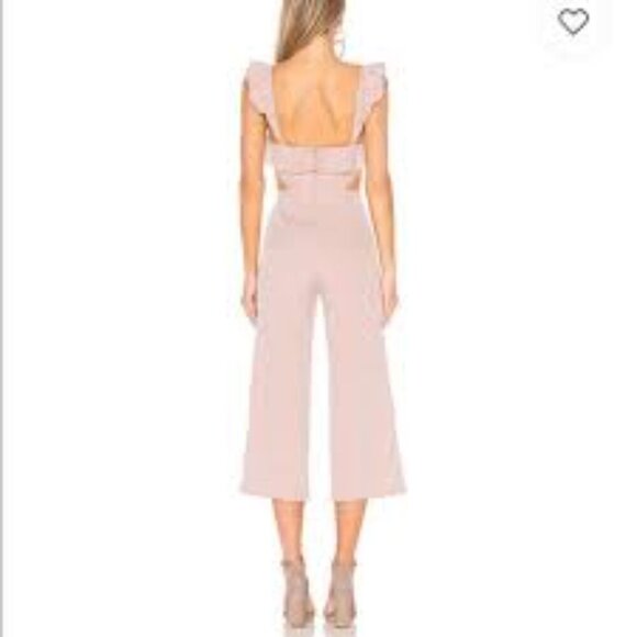 Ale for Anthropologie Gingham Ruffled Jumpsuit Romper size XL - Picture 1 of 9